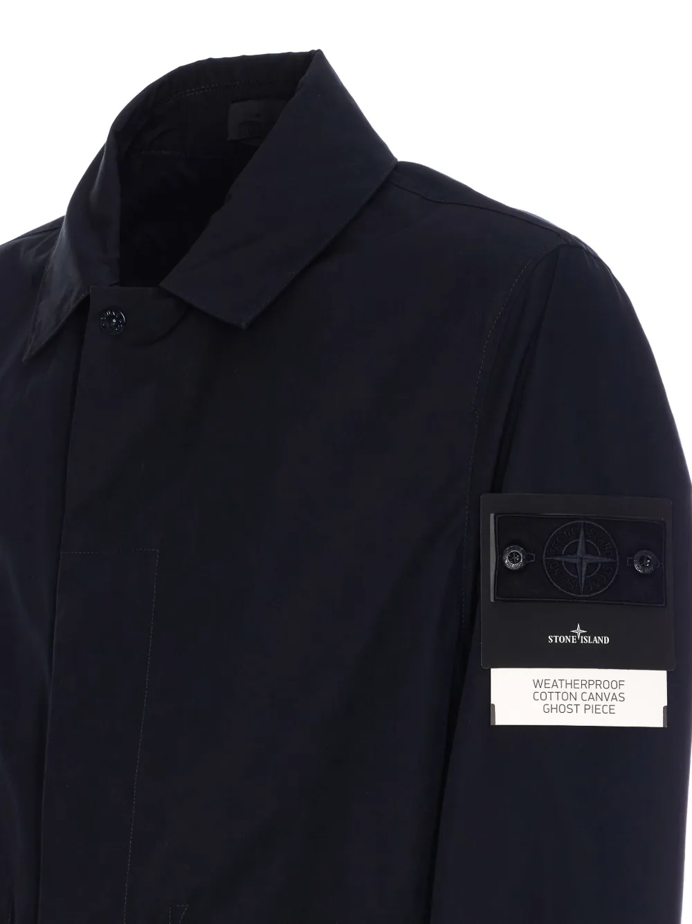 Stone Island Waterdichte trenchcoat Blauw