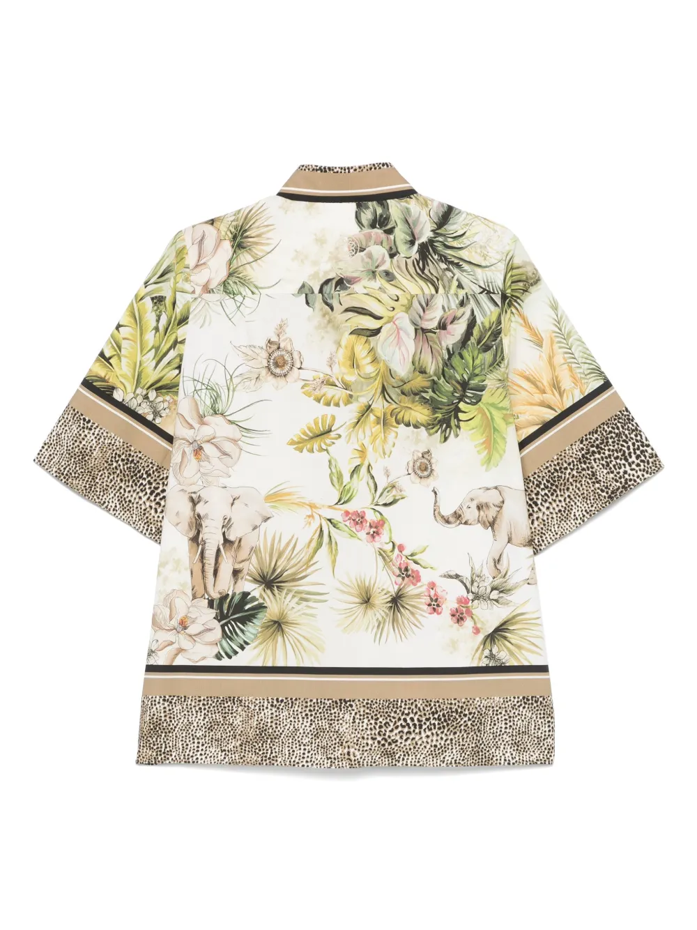 Elie Saab Katoenen shirt - Groen
