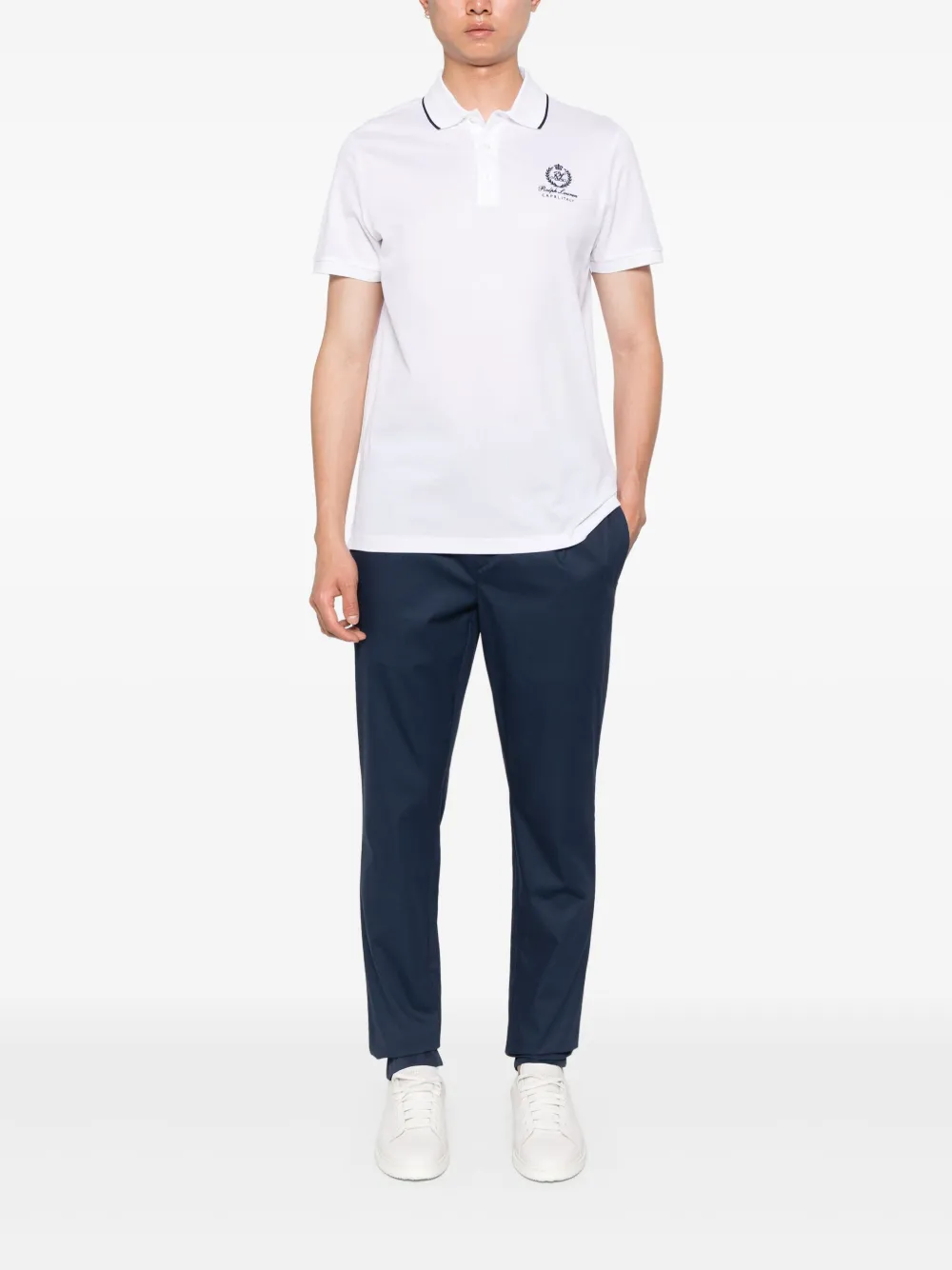 Ralph Lauren Purple Label straight-leg trousers - Blauw
