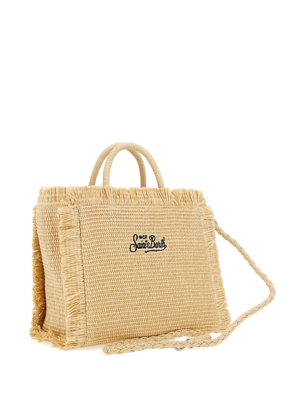MC2 Saint Barth fringed straw tote bag | Image 2