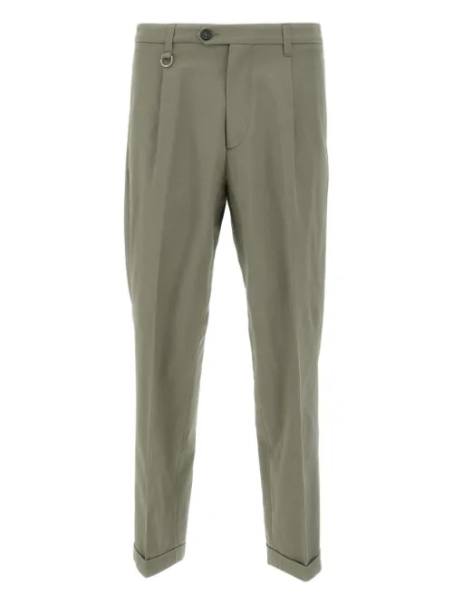 Pantalon chino à taille haute - Paolo Pecora - Modalova