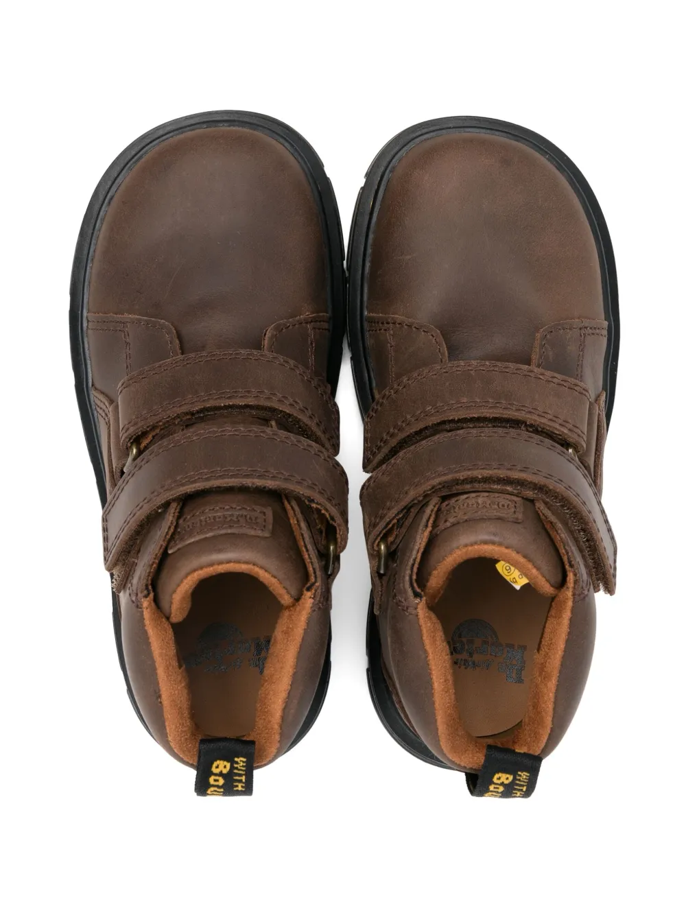 Dr. Martens Raffe leather ankle boots Brown