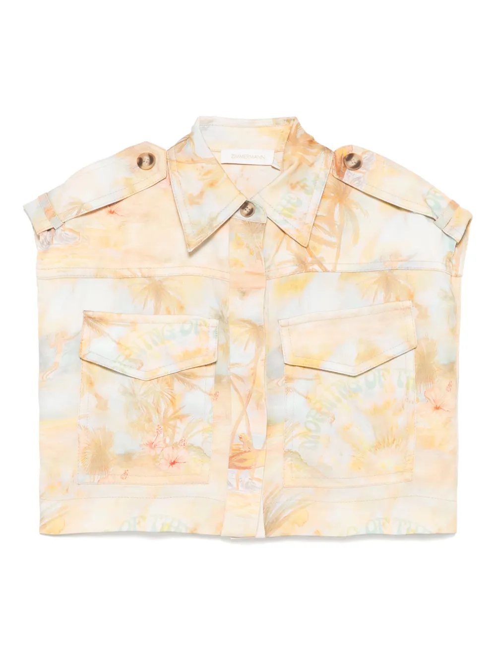 ZIMMERMANN Balance blouse Bruin