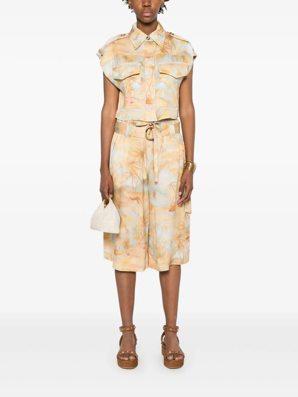 ZIMMERMANN Balance blouse - Bruin