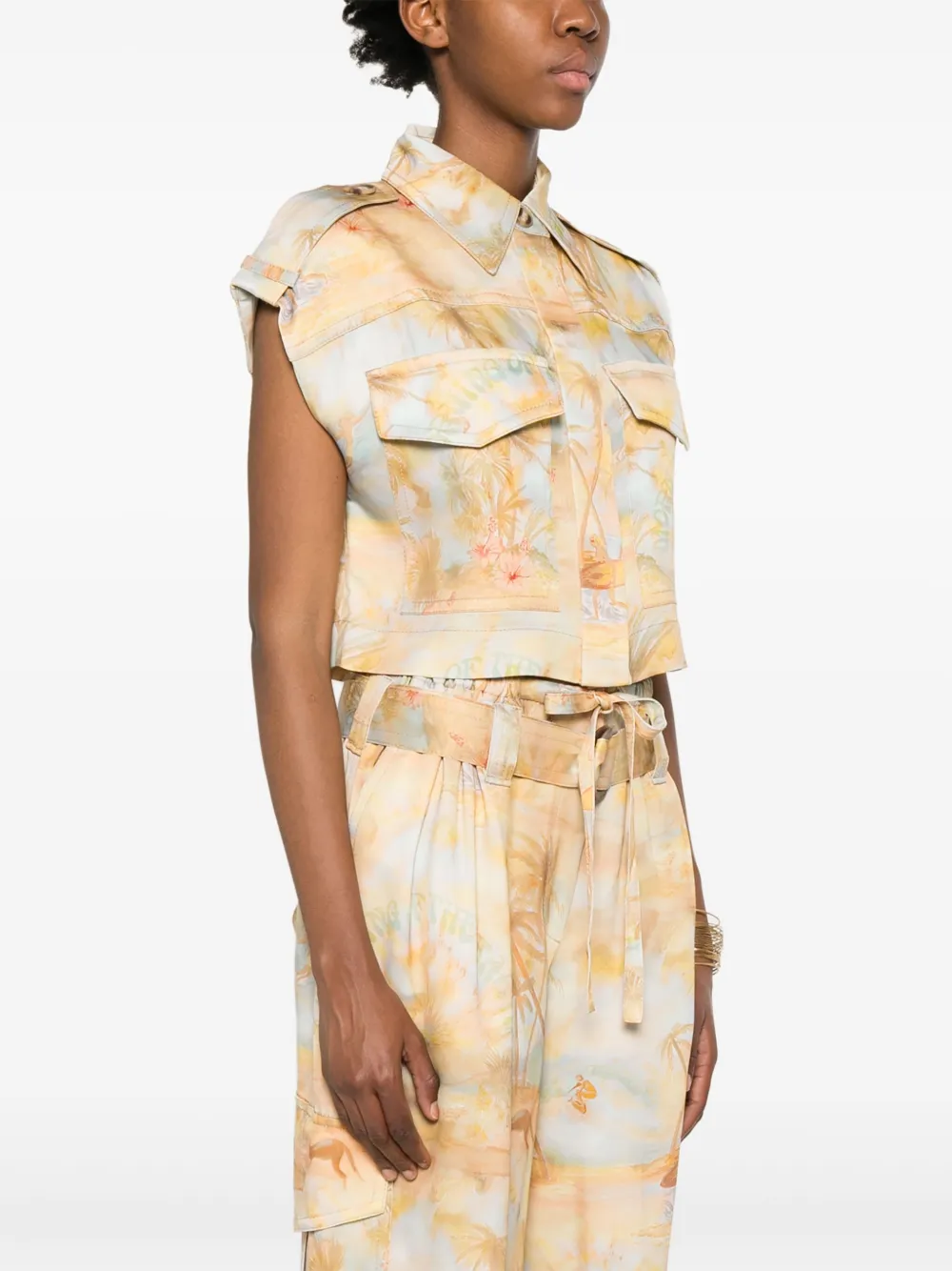 ZIMMERMANN Balance blouse Bruin
