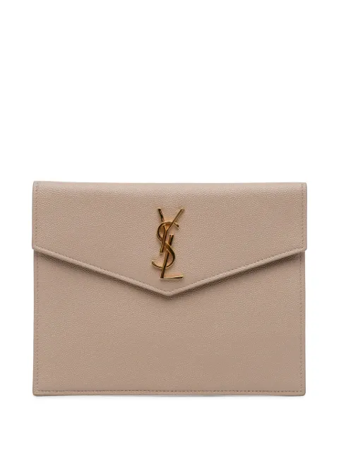 Saint Laurent Pre-Owned 2021 Baby Grain De Poudre Uptown Pouch clutch bag