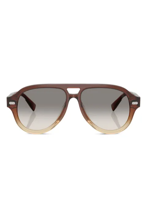 Brunello Cucinelli logo-print sunglasses 