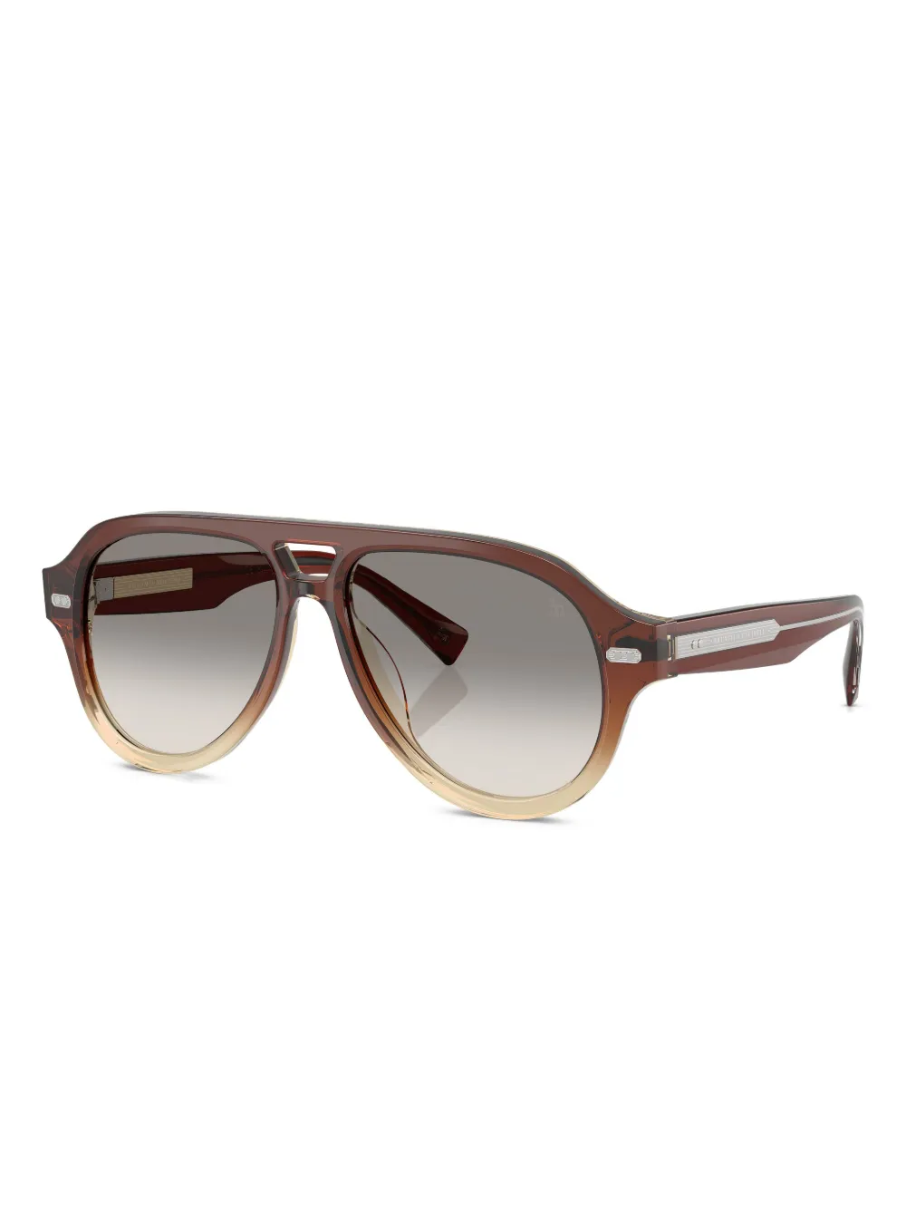 Brunello Cucinelli logo-print sunglasses | Image 2