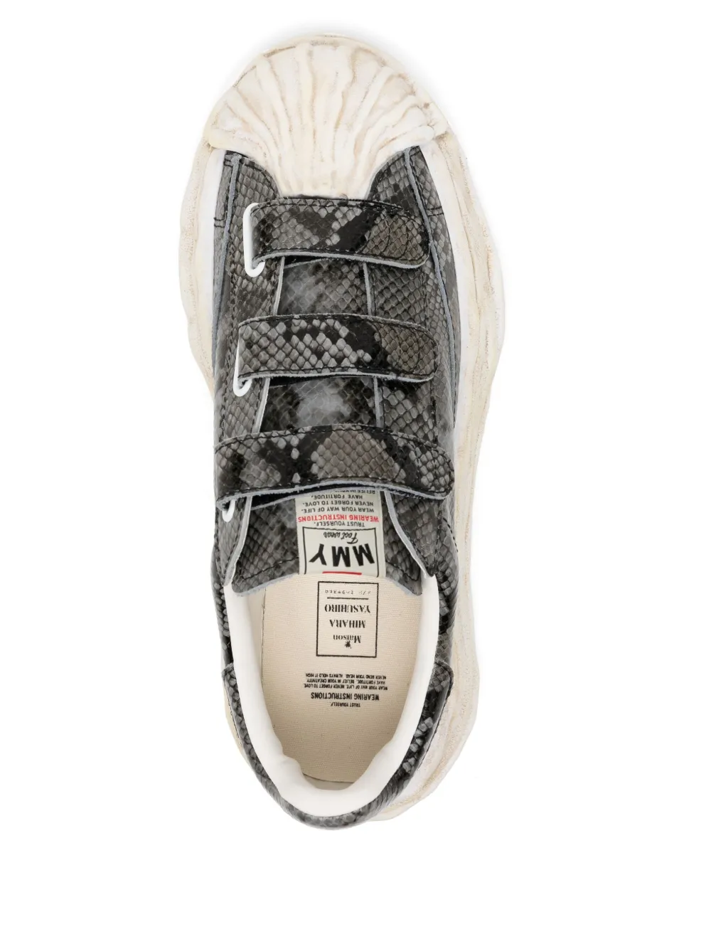 Maison MIHARA YASUHIRO Blakey low-top trainers Grey