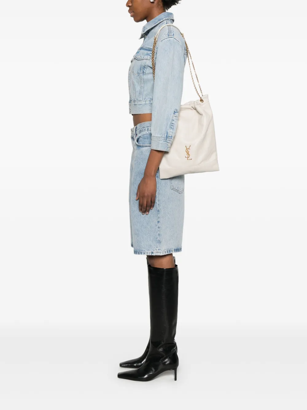 Saint Laurent Jamie 4.3 schoudertas - Wit