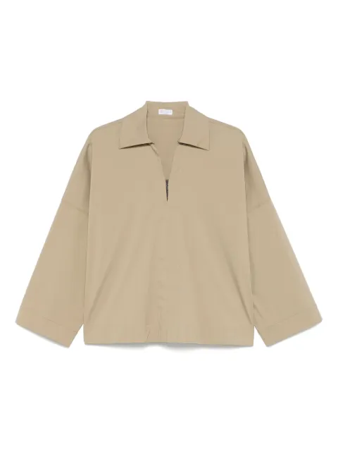Brunello Cucinelli drop-shoulder blouse 