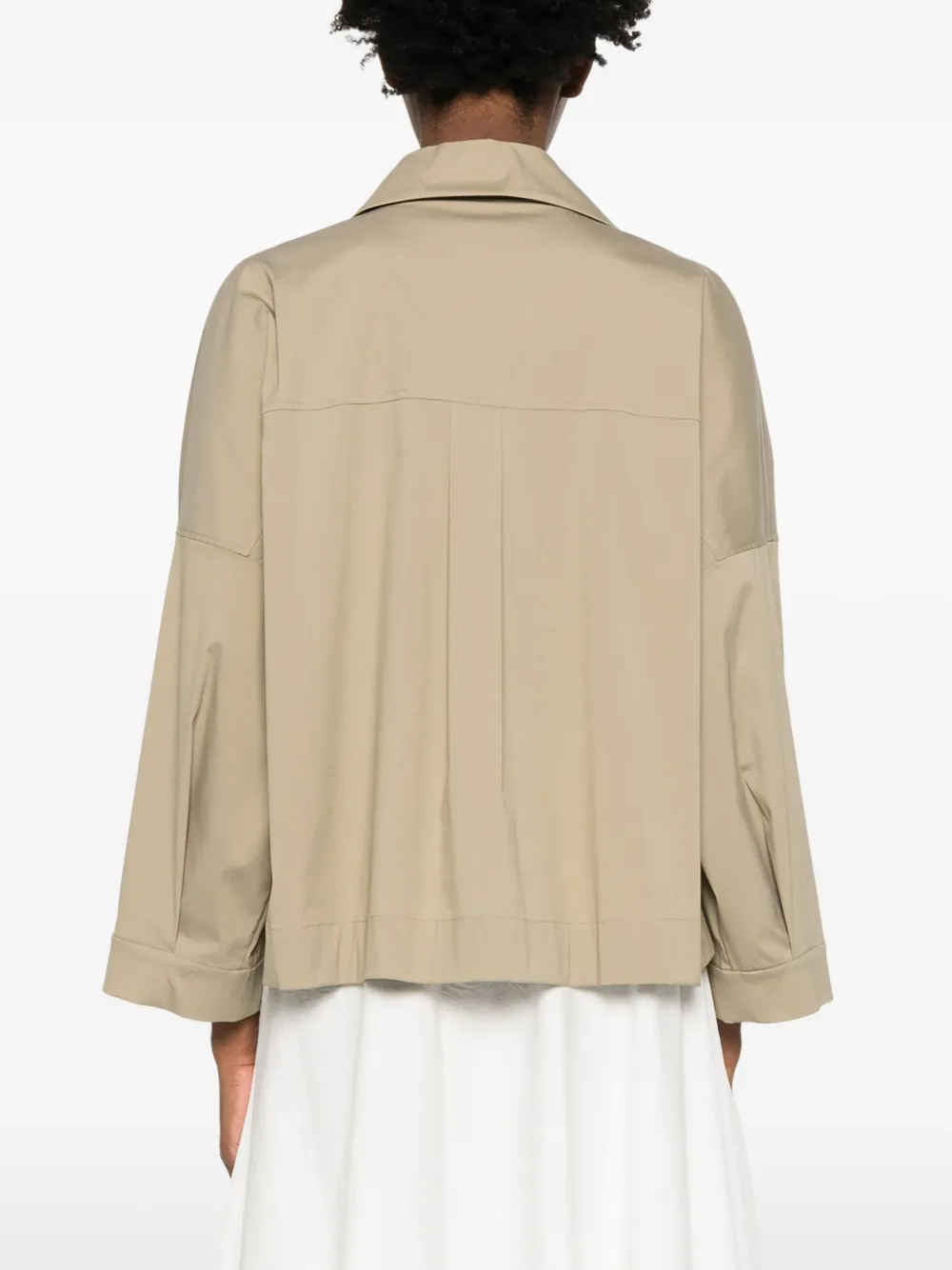 Brunello Cucinelli Blouse met verlaagde schouders Groen
