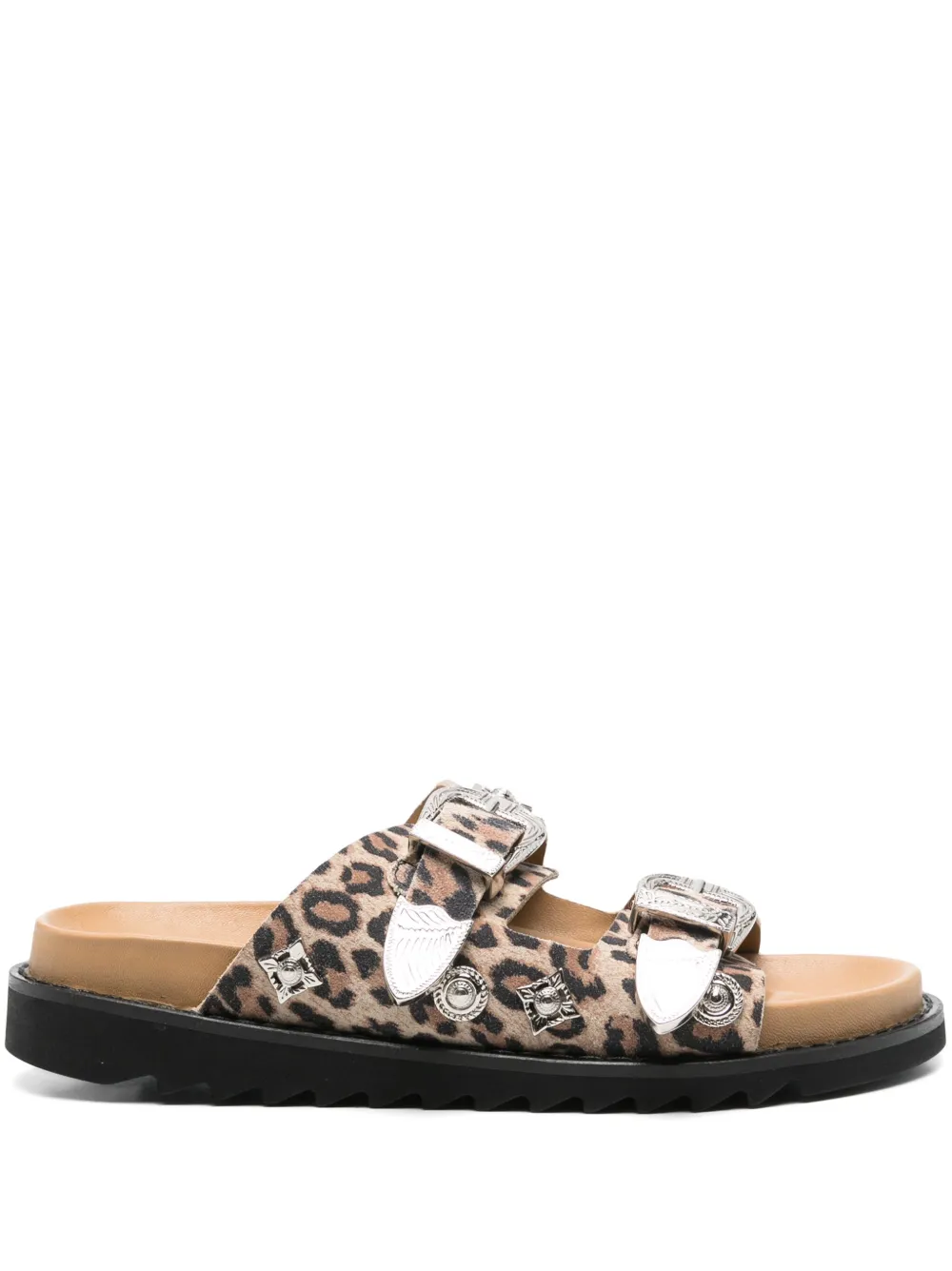 Toga Pulla leopard-print flat sandals | marrón | Image 1