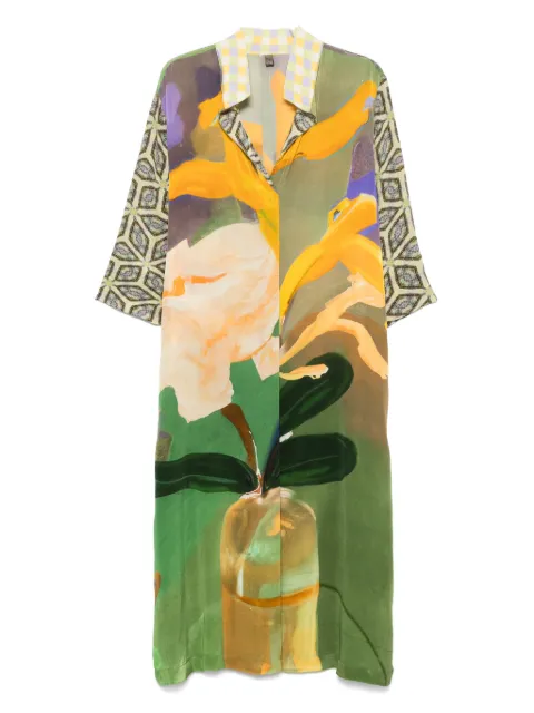 YAVI vestido con estampado gráfico