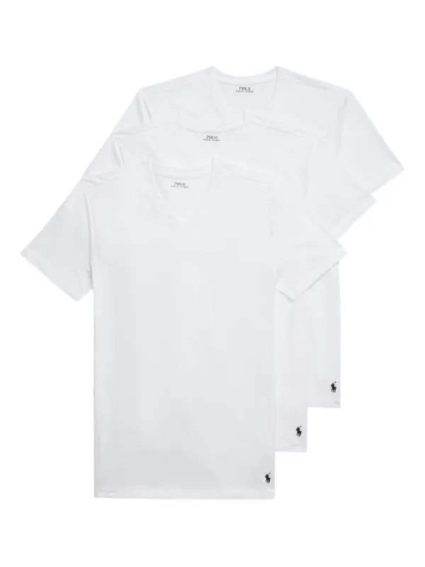 3枚セット【POLO RALPH LAUREN】コットン Tシャツ ※送関込 Polo Ralph Lauren コットン Tシャツ 3枚組 | ホワイト