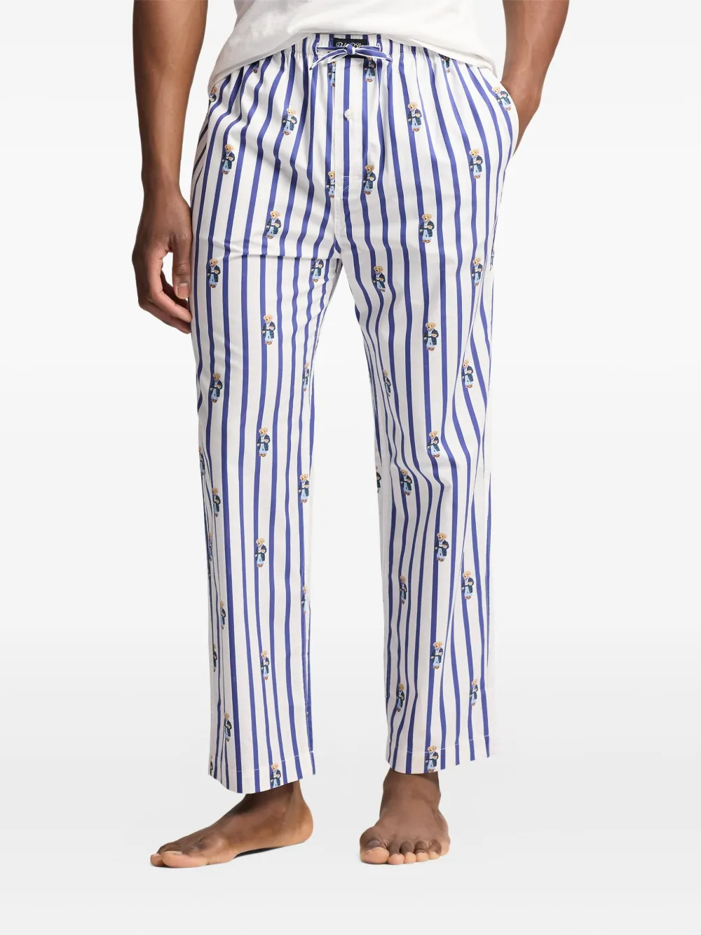 Polo Ralph Lauren Gestreepte pyjamabroek Blauw