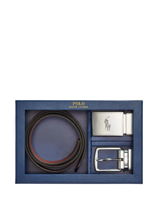 Polo Ralph Lauren Polo Pony ベルト ギフトセット | ブラック