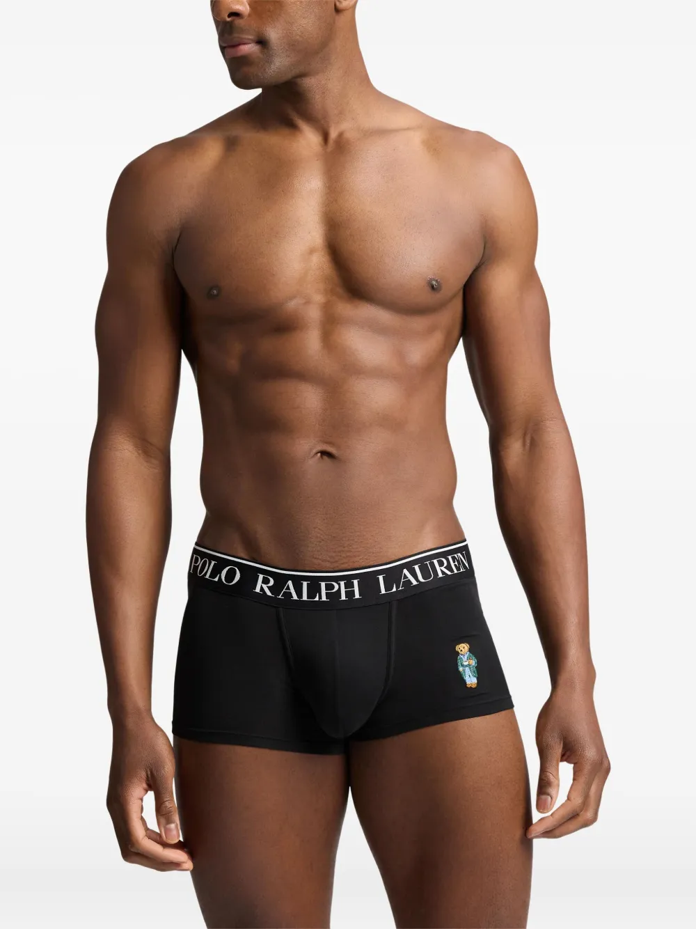 Polo Ralph Lauren Boxershorts met Polo Bear-borduurwerk Zwart