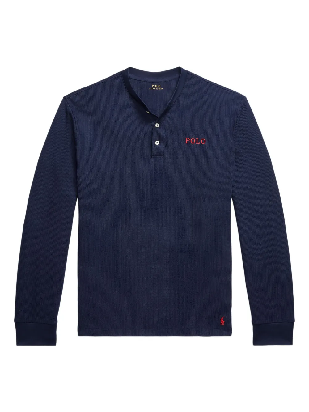 Polo Ralph Lauren ワッフルニット Tシャツ - ブルー Polo Ralph Lauren ワッフルニット Tシャツ - ブルー