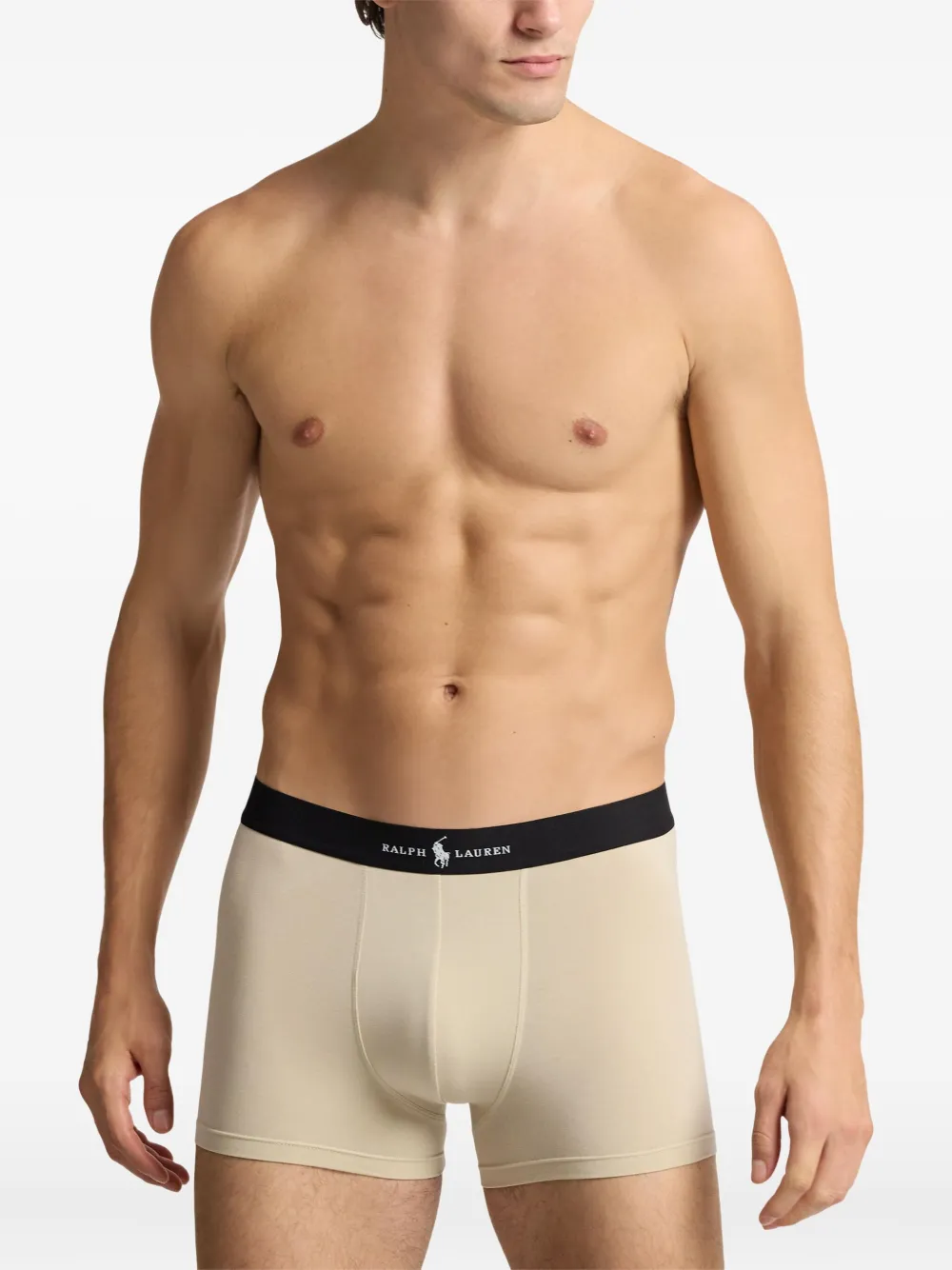 Polo Ralph Lauren Drie boxershorts met logoband Zwart