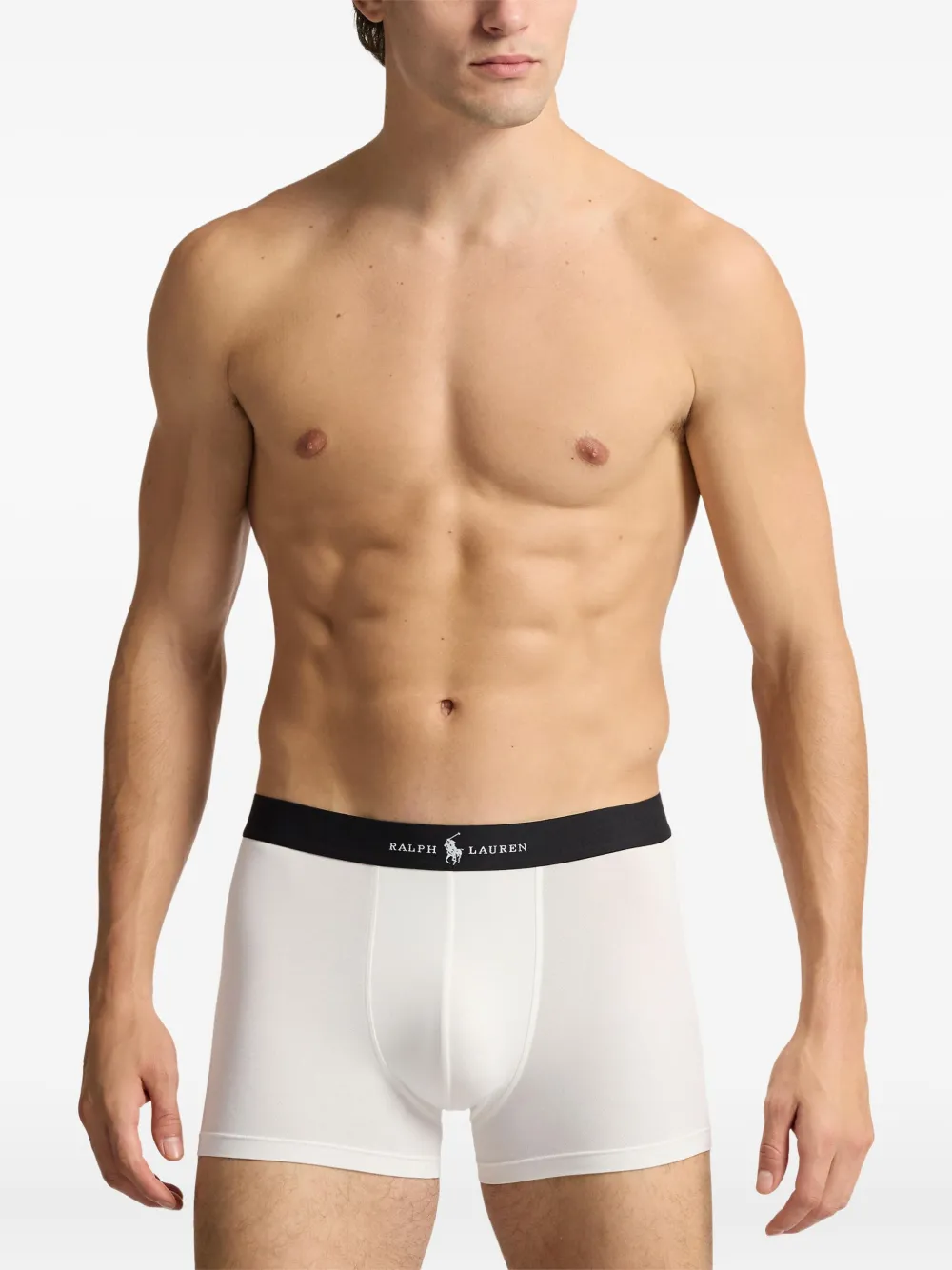 Polo Ralph Lauren Drie boxershorts met logoband Zwart
