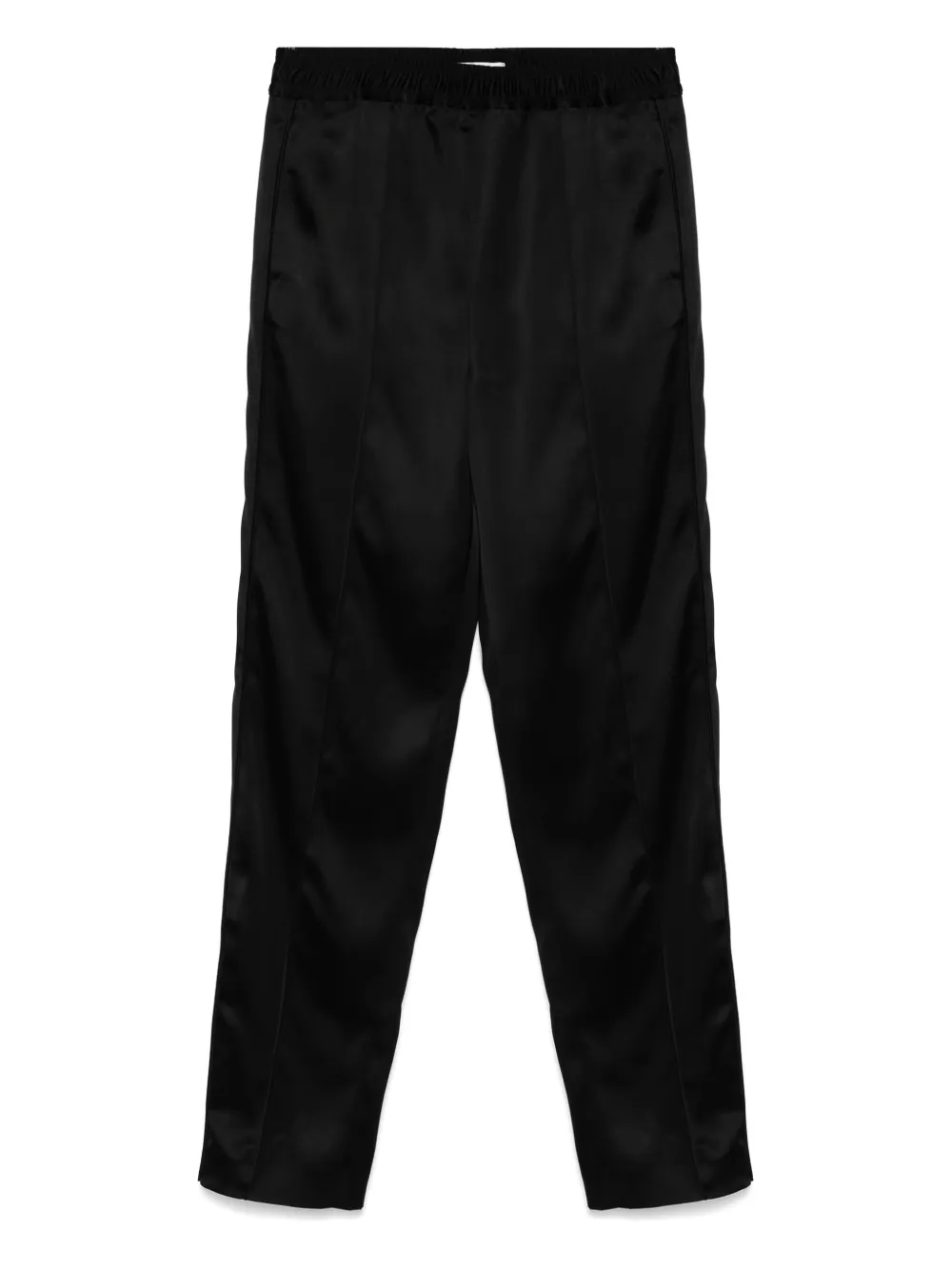 Jil Sander Broek met satijnen vlak Zwart