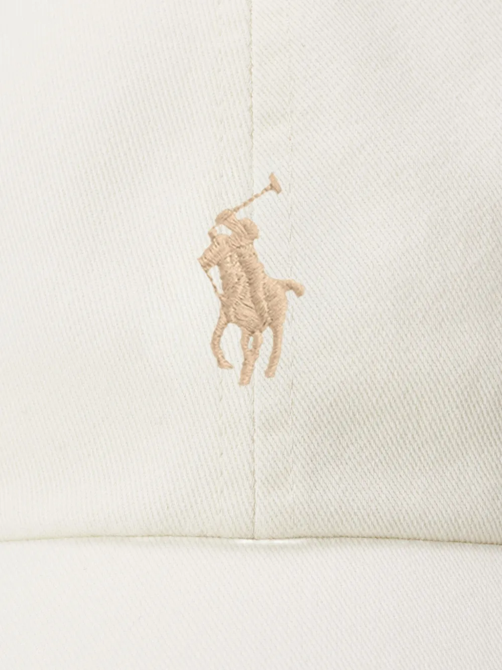 Polo Ralph Lauren Pet met borduurwerk Wit