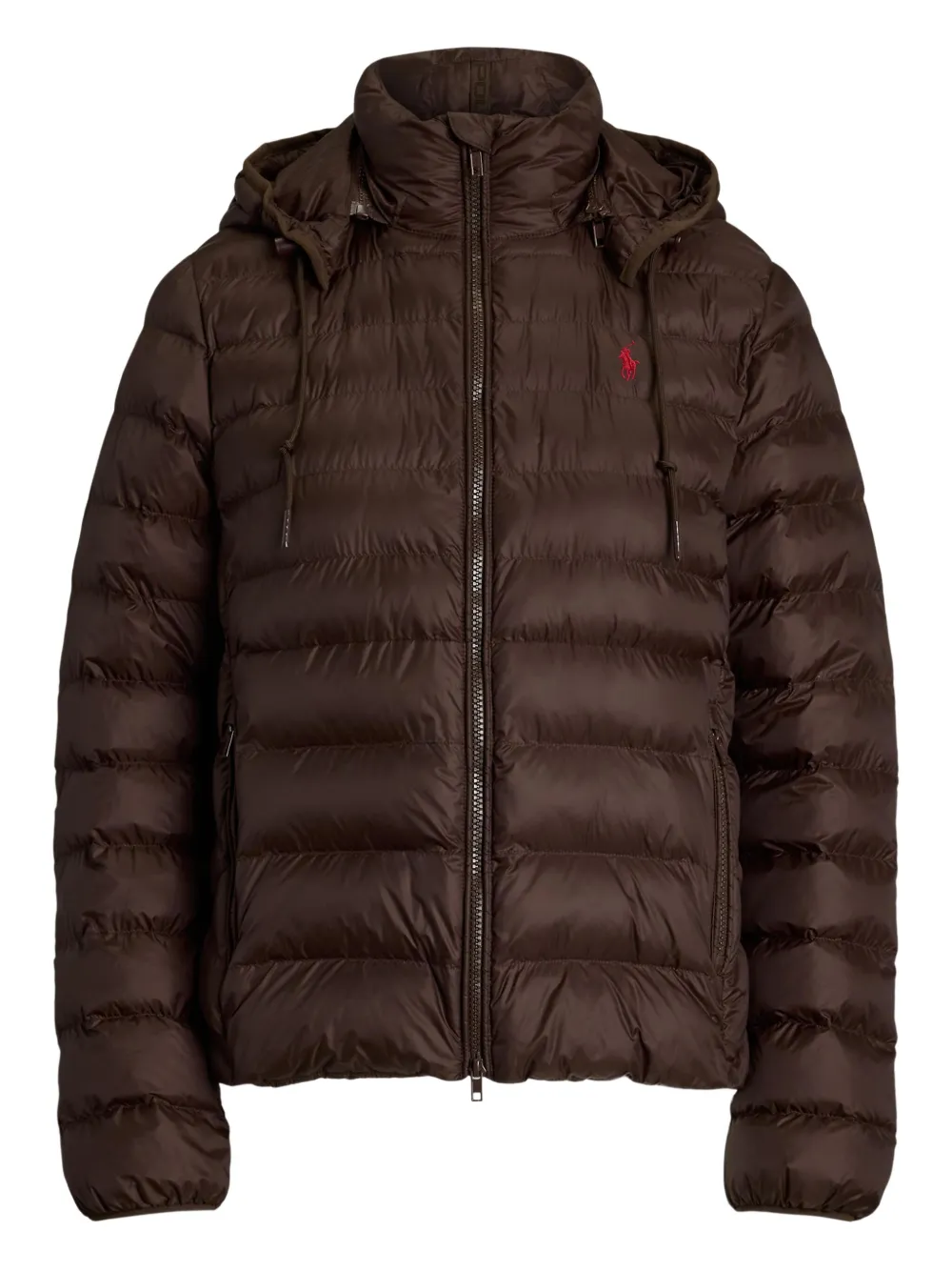 Polo Ralph Lauren Donsjack met capuchon Bruin