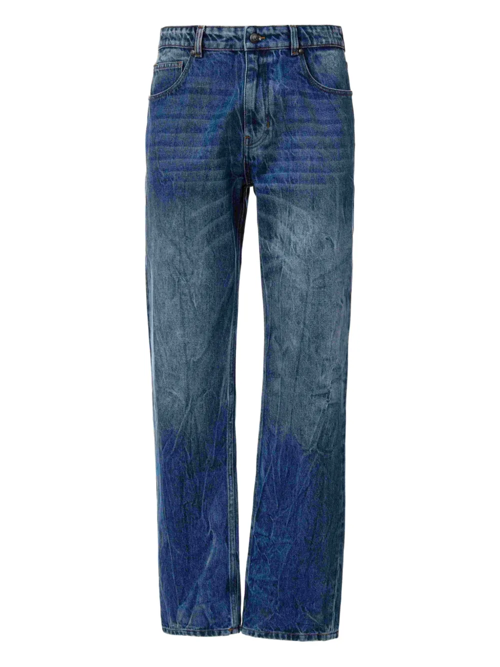 Just Cavalli Whiskering jeans Blauw