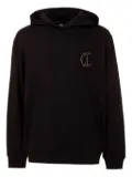 Just Cavalli logo-patch hoodie - Black