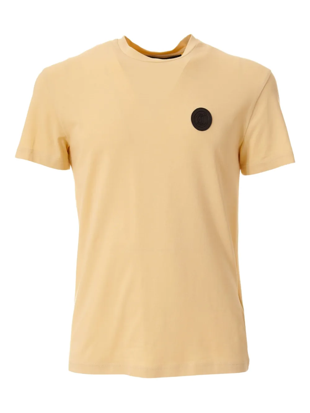 Just Cavalli logo-patch T-shirt - イエロー Just Cavalli logo-patch T-shirt - イエロー