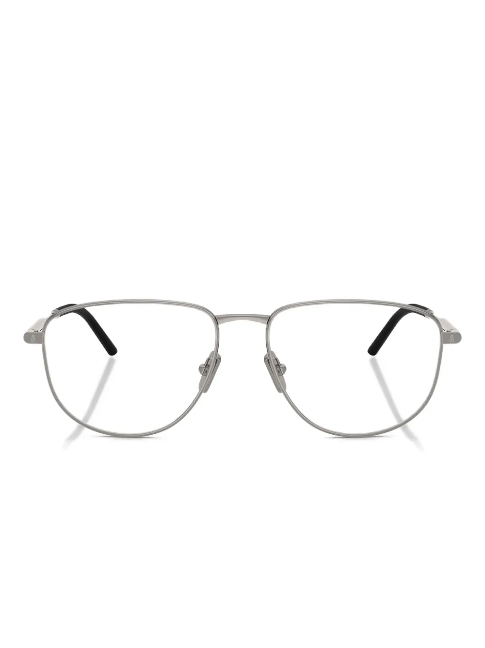 Moncler Eyewear rectangle glasses | Grey | Image 1