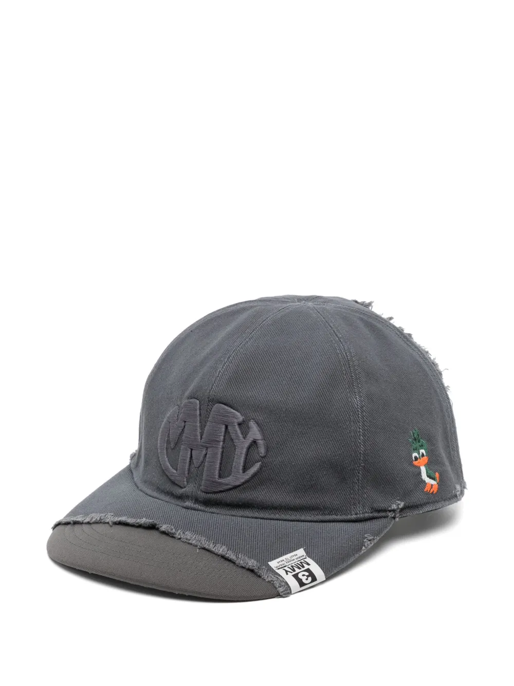 Maison MIHARA YASUHIRO crushed detail cap | Grey | Image 1