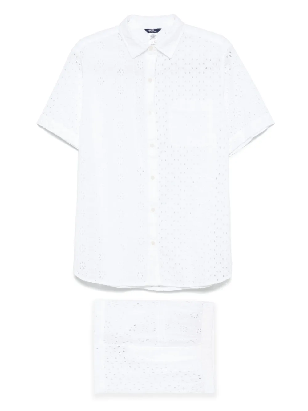 POLO RALPH LAUREN BRODERIE-ANGLAISE SHORTS
