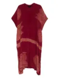YAVI jersey midi dress - Red