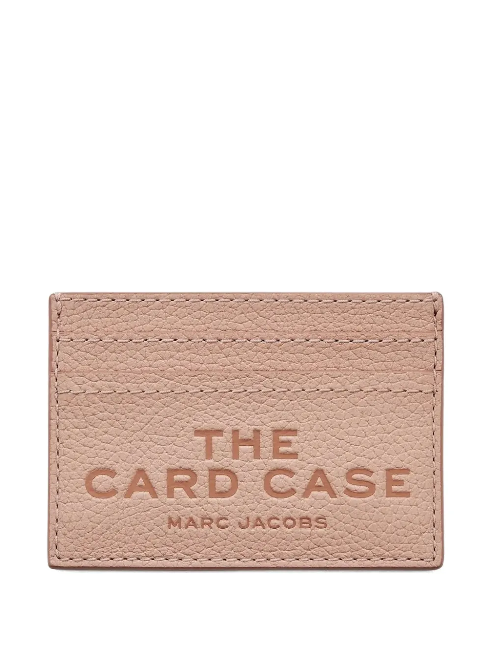 Marc Jacobs The Leather Card Case Wallet In Pink