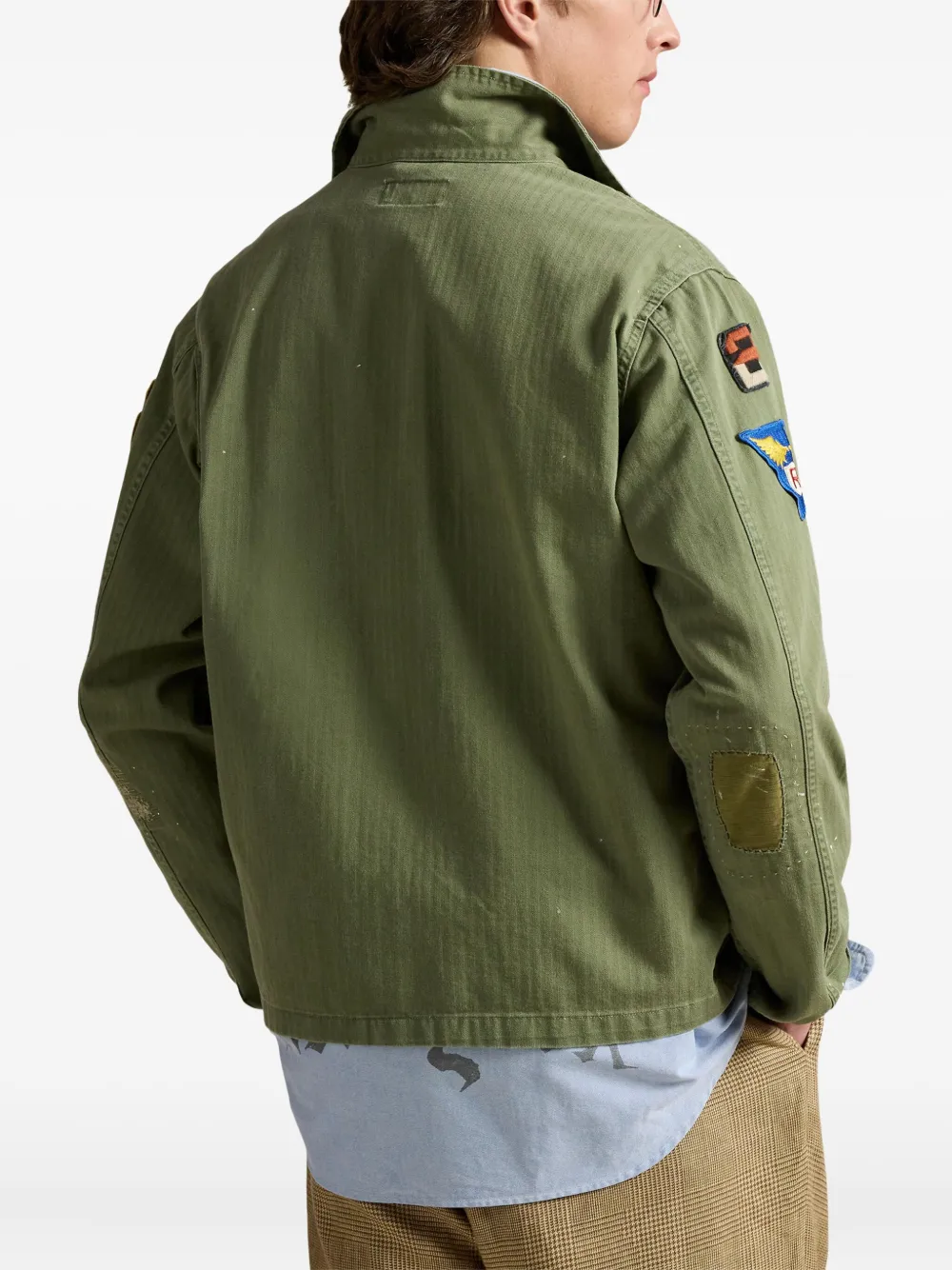 Polo Ralph Lauren Shirtjack met patch Groen