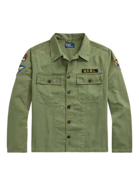 Polo Ralph Lauren patch-detailing shirt jacket