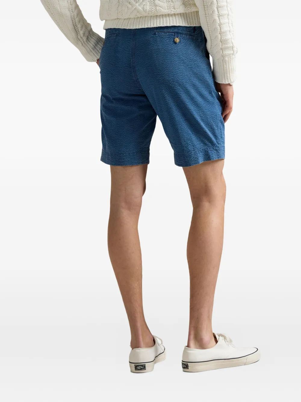 Polo Ralph Lauren Seersucker shorts Blauw