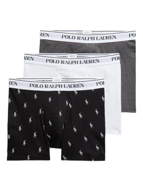 Polo Ralph Lauren logo-embellished boxers (pack of three)