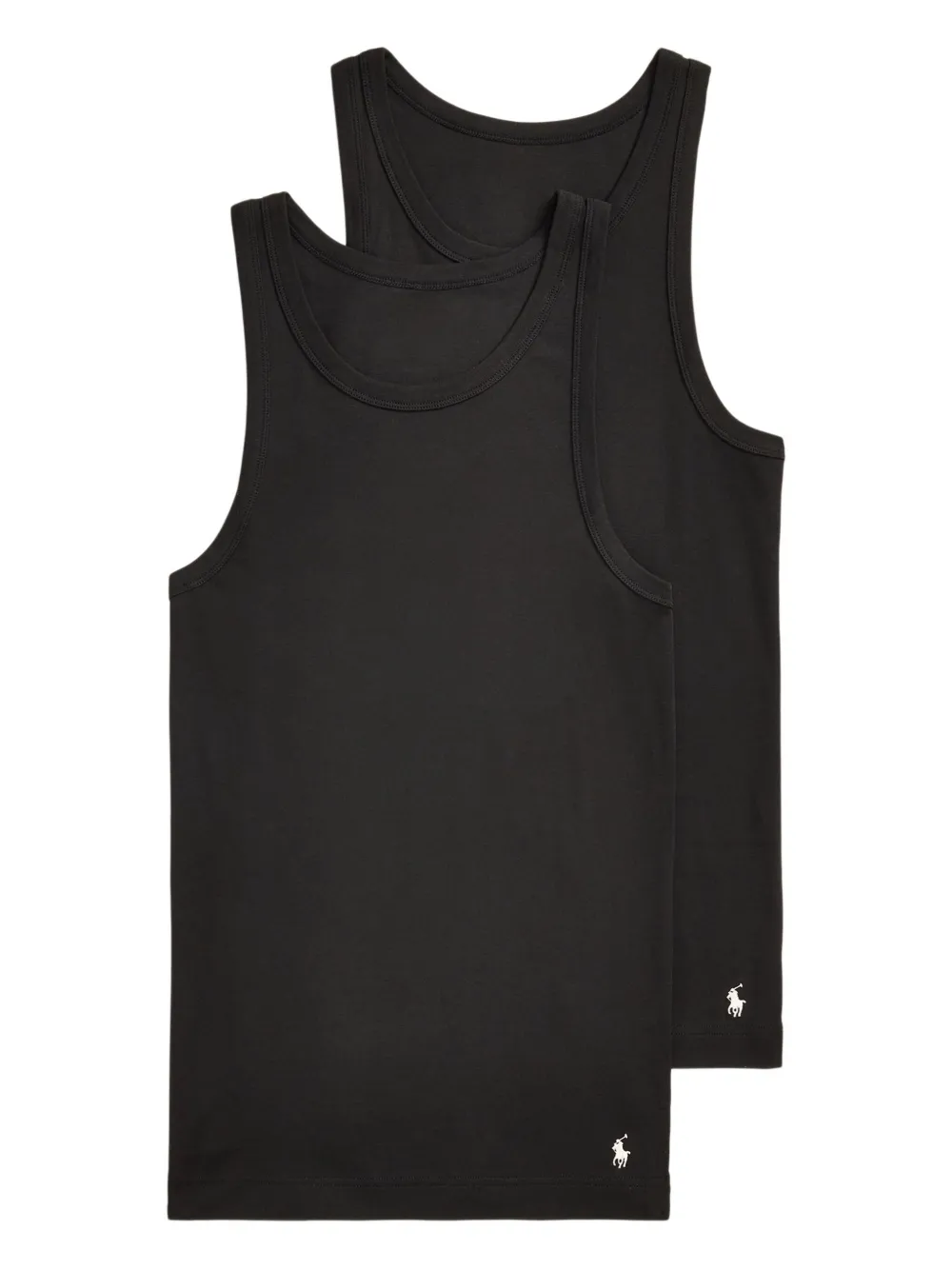 Polo Ralph Lauren cotton tank top (set of two) | Black | Image 1