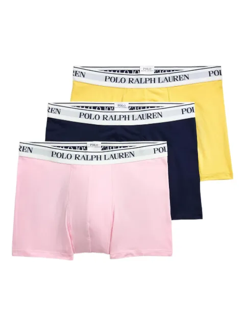Polo Ralph Lauren pack de tres bóxeres con logo en la pretina