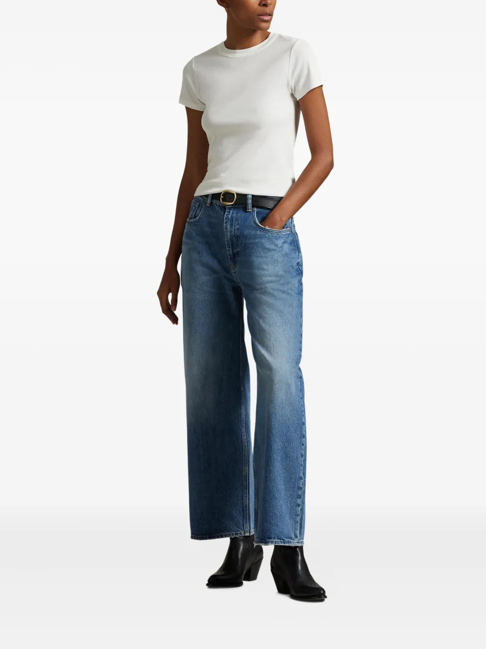 Polo Ralph Lauren Jeans met logopatch Blauw