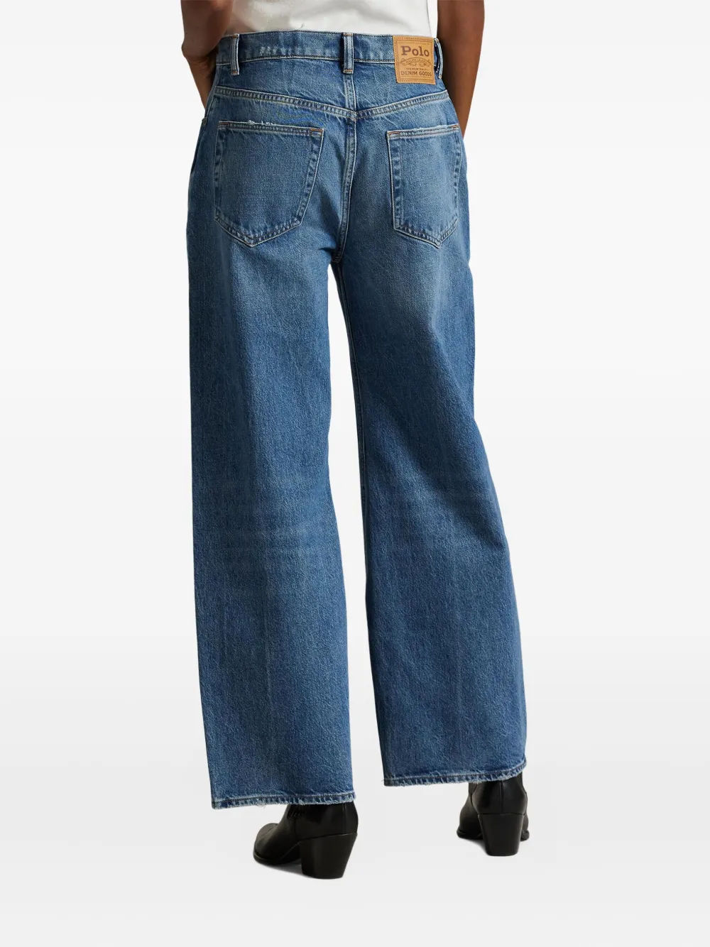 Polo Ralph Lauren Jeans met logopatch Blauw