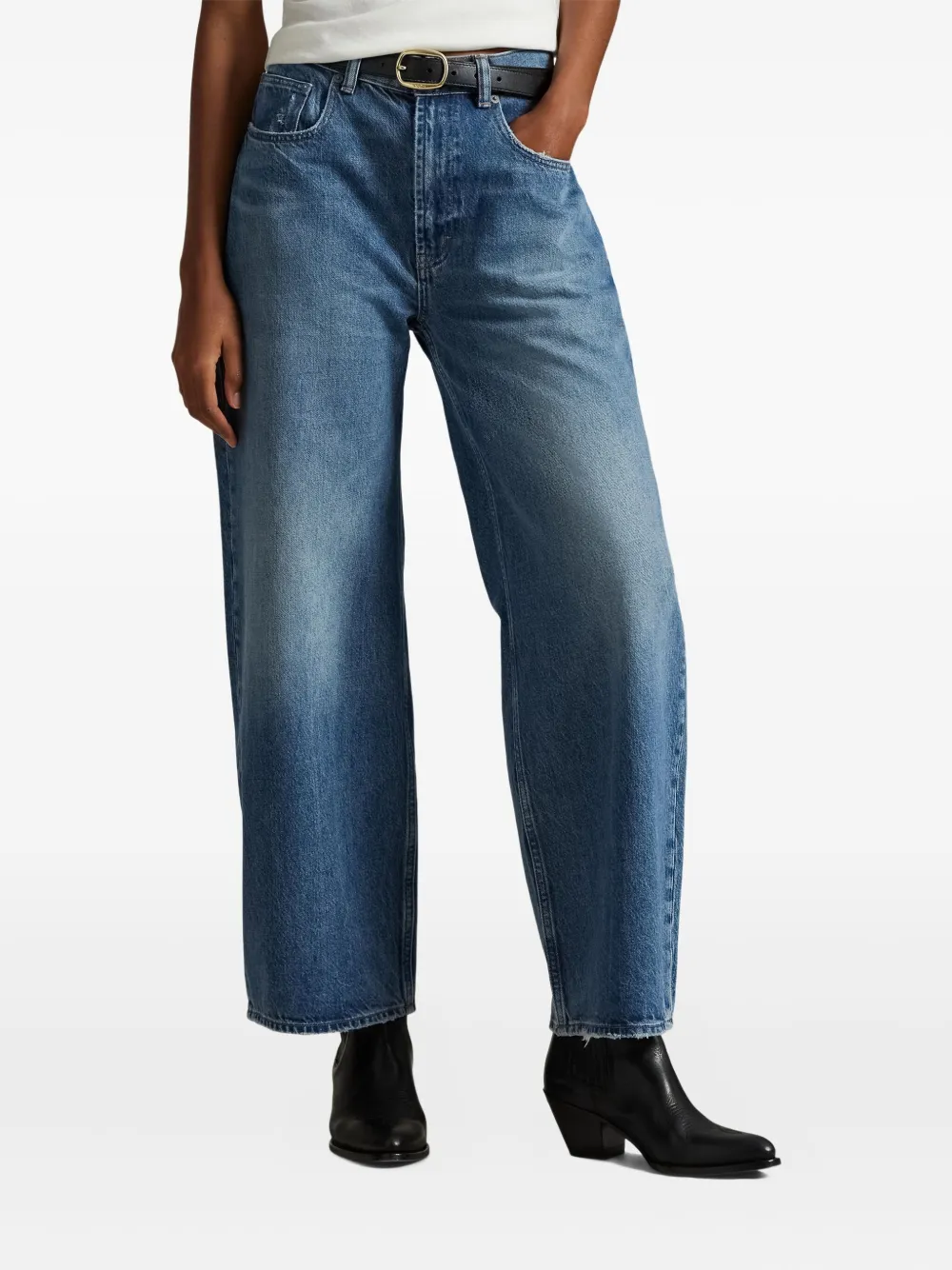 Polo Ralph Lauren Jeans met logopatch Blauw
