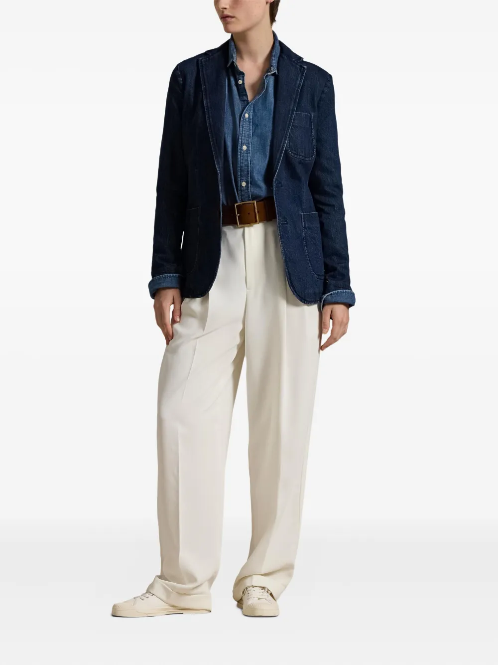 Polo Ralph Lauren Denim blazer Blauw