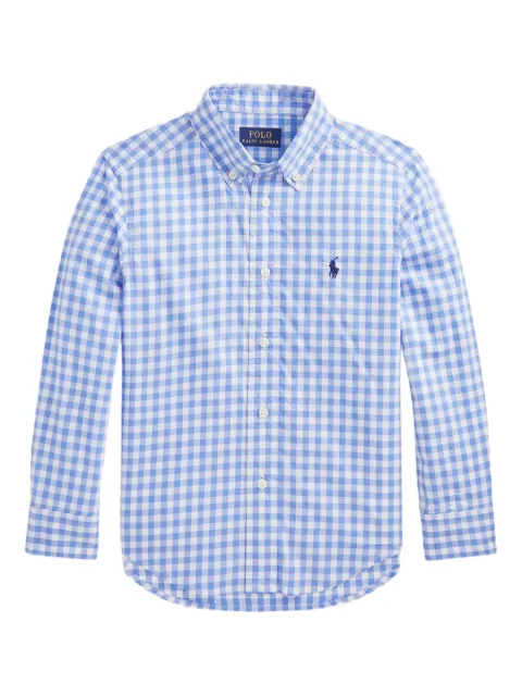 POLO RALPH LAUREN KIDS Kariertes Popeline-Hemd