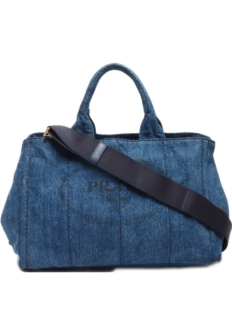 Prada Pre-Owned tote convertible Canapa convertible 2015