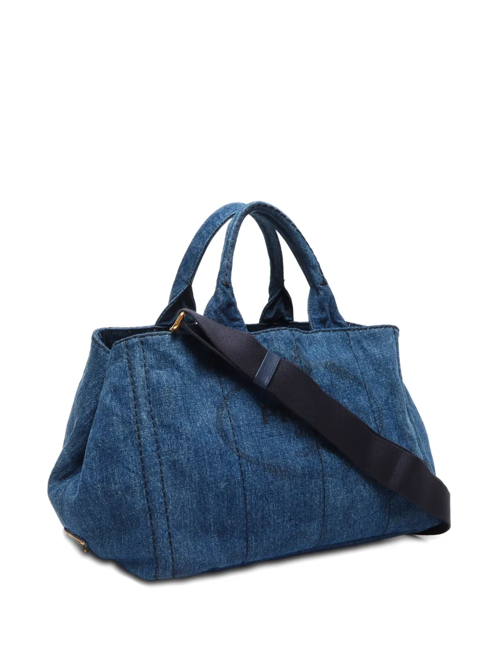 Pre-owned Prada 2015 Canapa Two-way Tote Bag