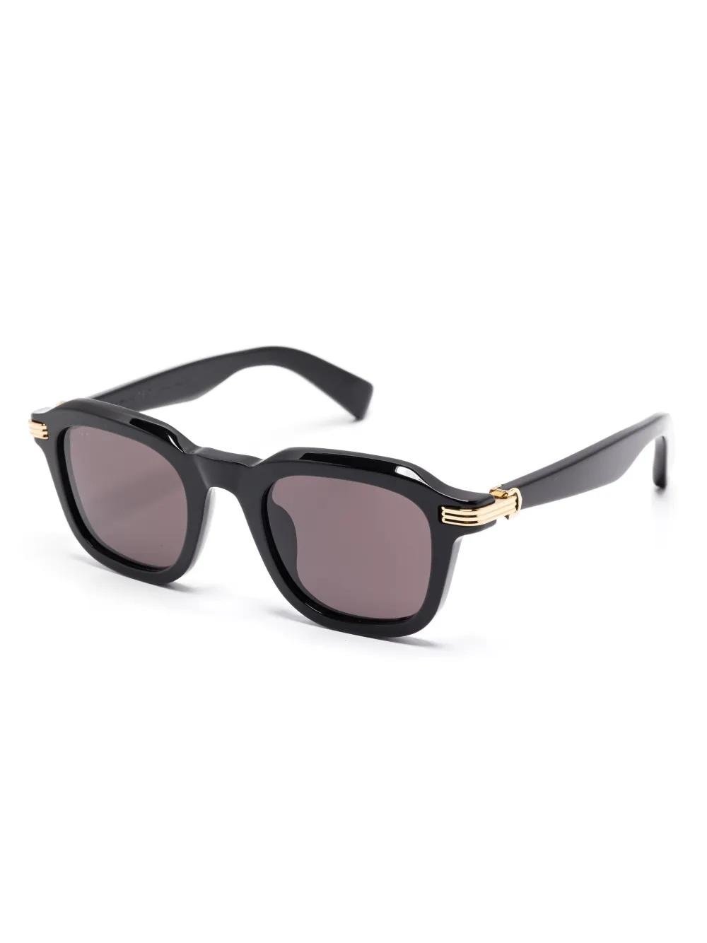Cartier Eyewear Zonnebril met vierkant montuur - Zwart